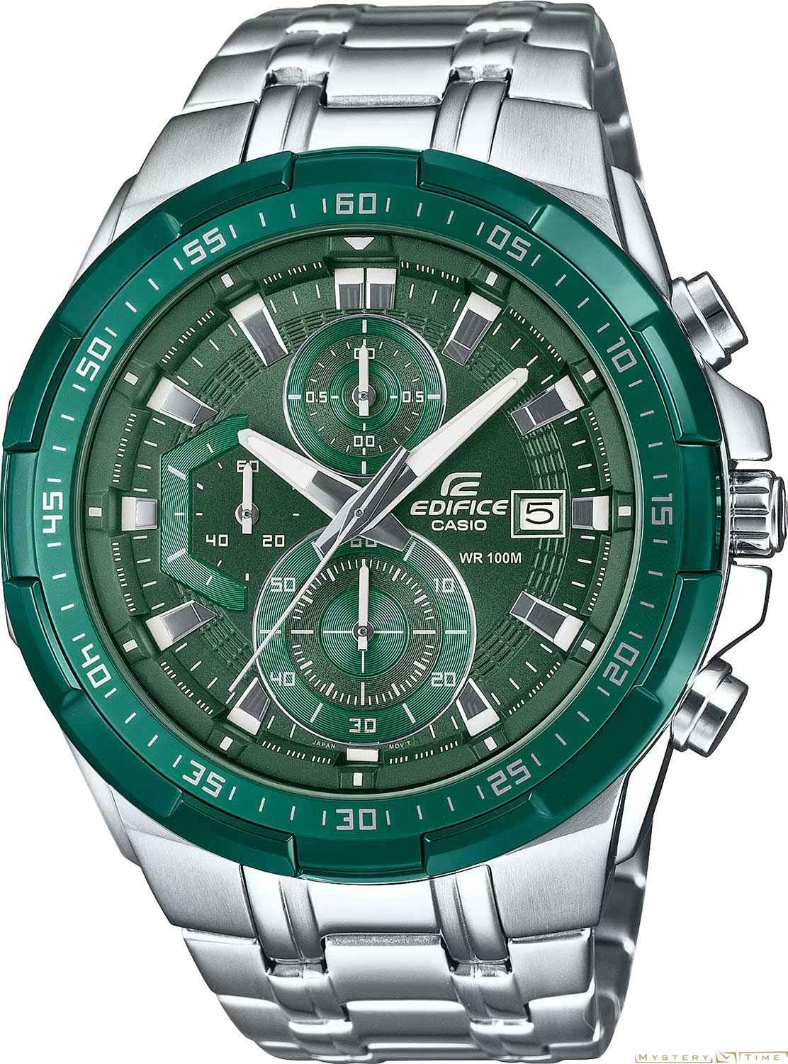 Часы японские наручные мужские кварцевые на браслете Casio EFR-539DE-3A