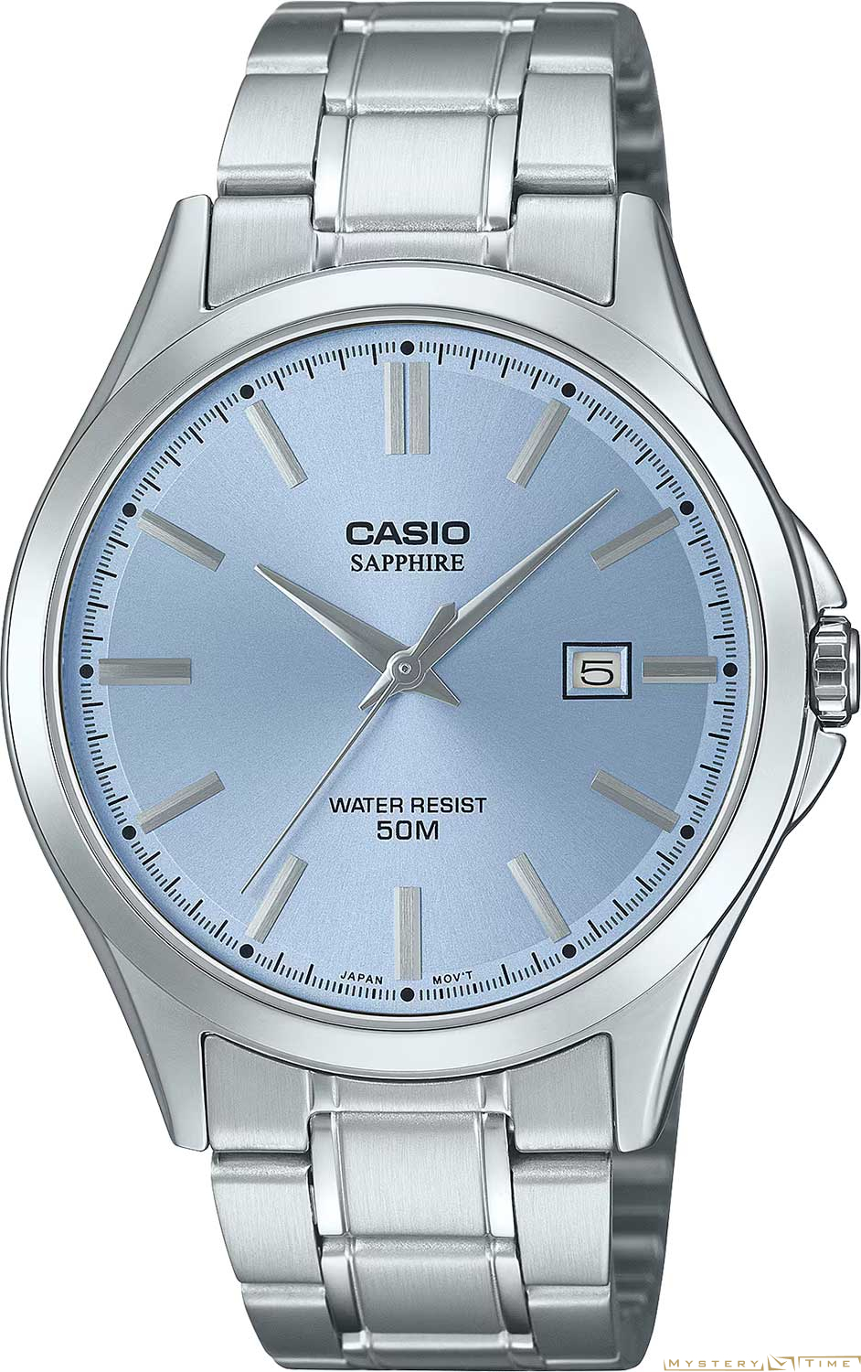 Часы японские наручные мужские кварцевые на браслете Casio MTS-115D-2A2