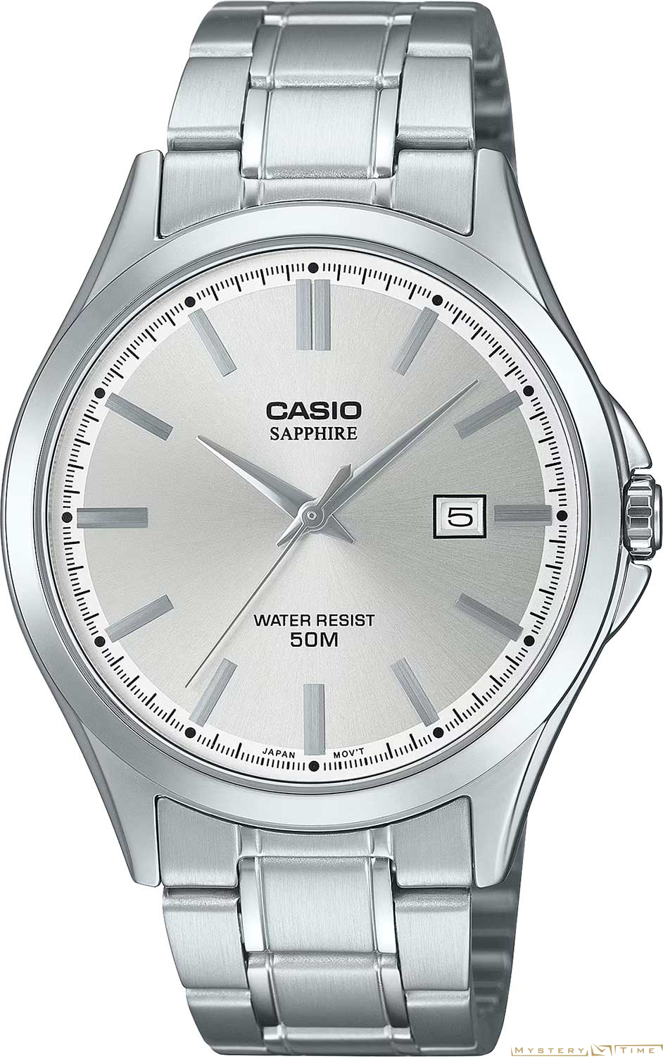 Часы японские наручные мужские кварцевые на браслете Casio MTS-115D-7A